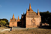 Bagan Myanmar. Temples near Abeyadana, Myinkaba. 